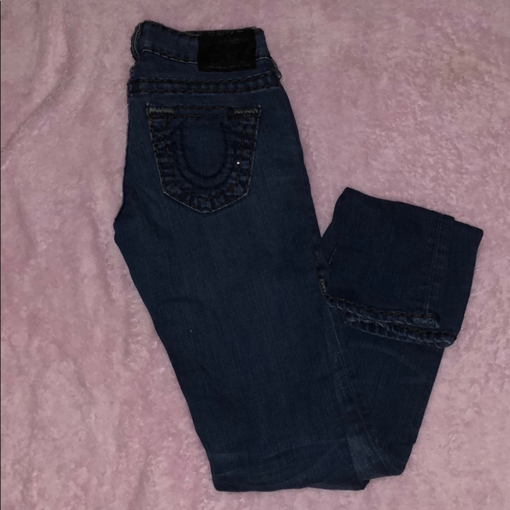 True religion double stitched jeans